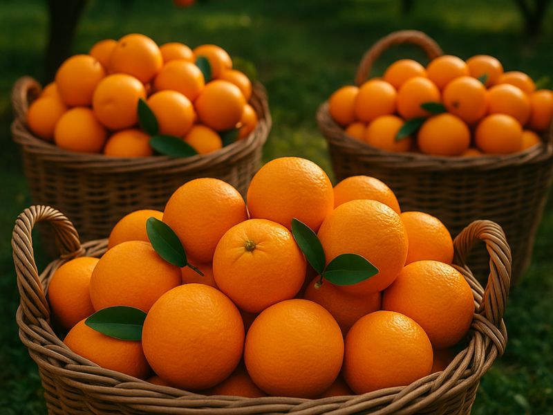 Juicy citrus fruits